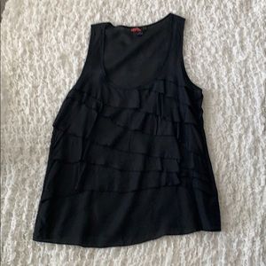 Forever 21 sleeveless ruffle blouse